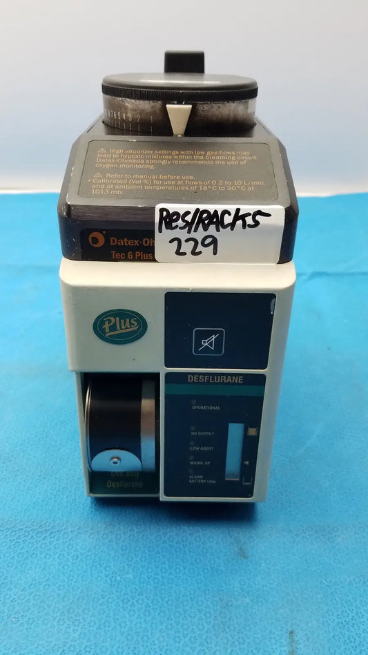 Reuse Medical Datex-Ohmeda Tec 6 Plus Desflurane Anesthesia Vaporizer Other Medical & Lab Equipment, second-hand product photo 1