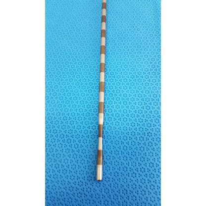 Davis + geck surgical instrument model 8381-01 slender rod with alternating brown and white stripes for reuse medical use