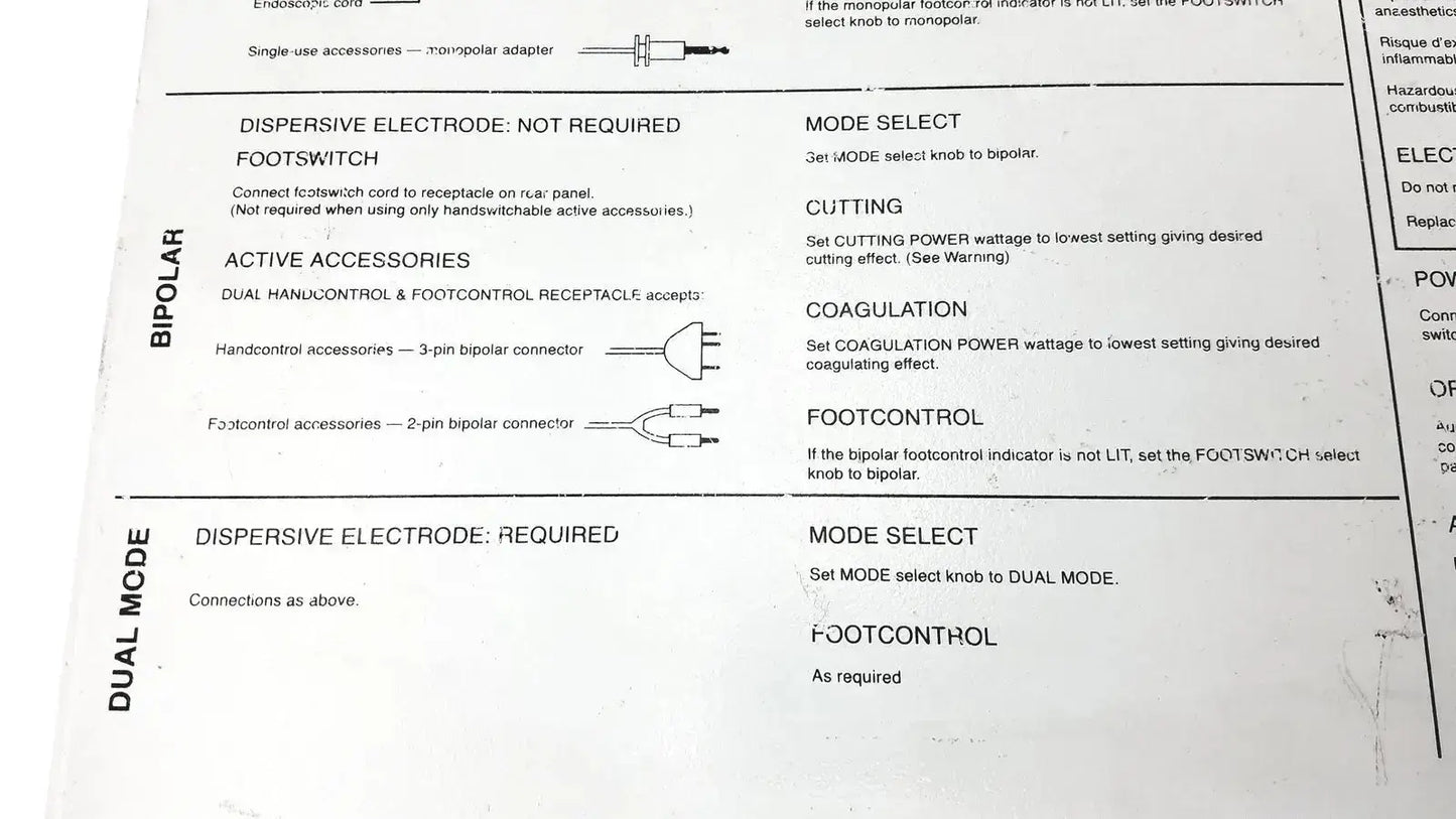 Davol Electro Medical System 5000 Electrosurgical Unit, second-hand product photo 8