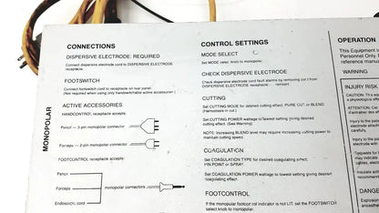 Davol Electro Medical System 5000 Electrosurgical Unit, second-hand product photo 7