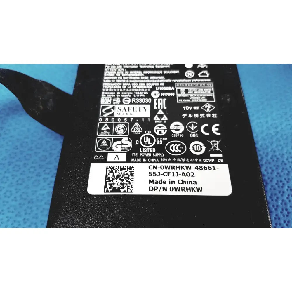 Dell 130W DA130PE1-00 AC Power Adapter CN-0WRHKW-48661-55J-CF1J-AO2 AC Power Adapter, second-hand product photo 4