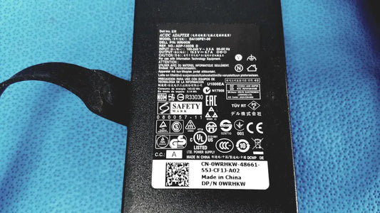 Dell 130W DA130PE1-00 AC Power Adapter CN-0WRHKW-48661-55J-CF1J-AO2 AC Power Adapter, second-hand product photo 2