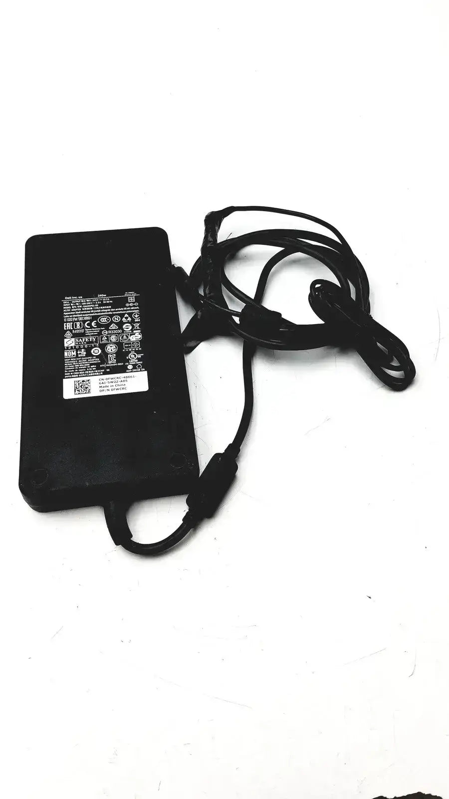 Dell 240W AC Adapter LA240PM160 GA240PE1-00 0FWCRC 19.5V 12.3A Charger AC Adapter, second-hand product photo 6