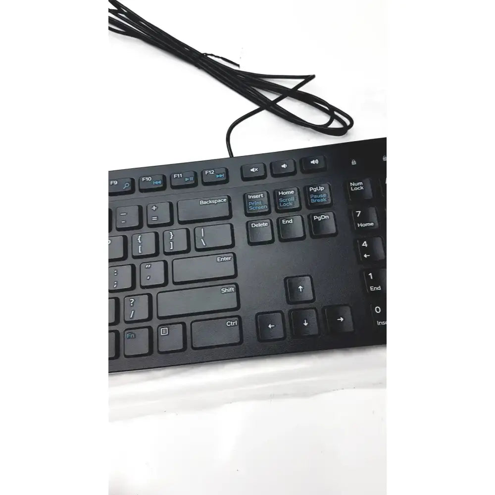 Dell KB216-BK-US Wired Keyboard - Black Keyboard, second-hand product photo 4