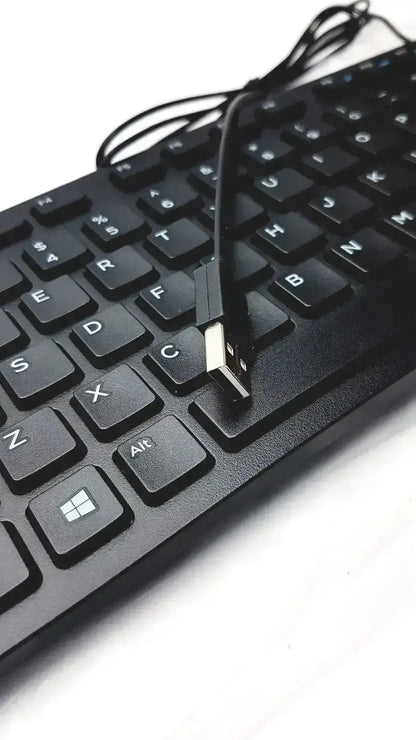 Dell KB216-BK-US Wired Keyboard - Black Keyboard, second-hand product photo 6