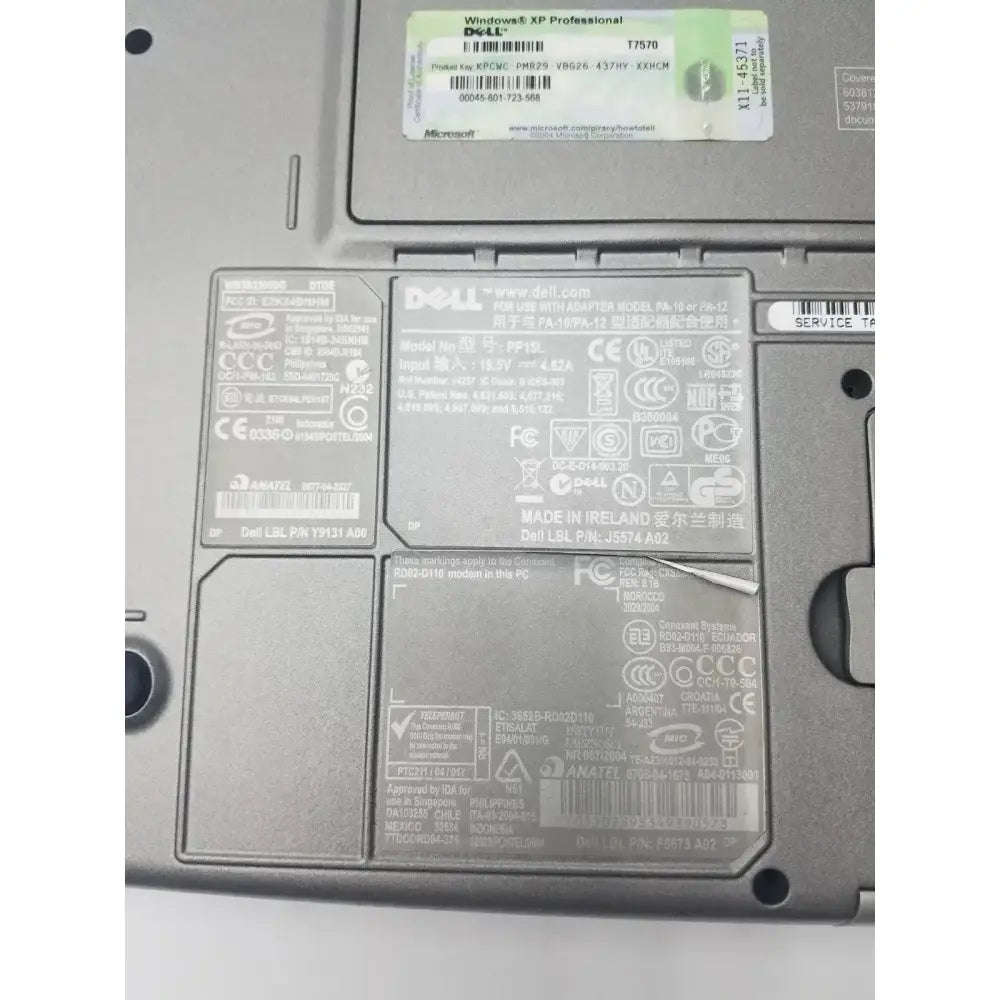 Dell Latitude D810 Intel Inside Centrino Model PP15L Laptop Computer, second-hand product photo 16