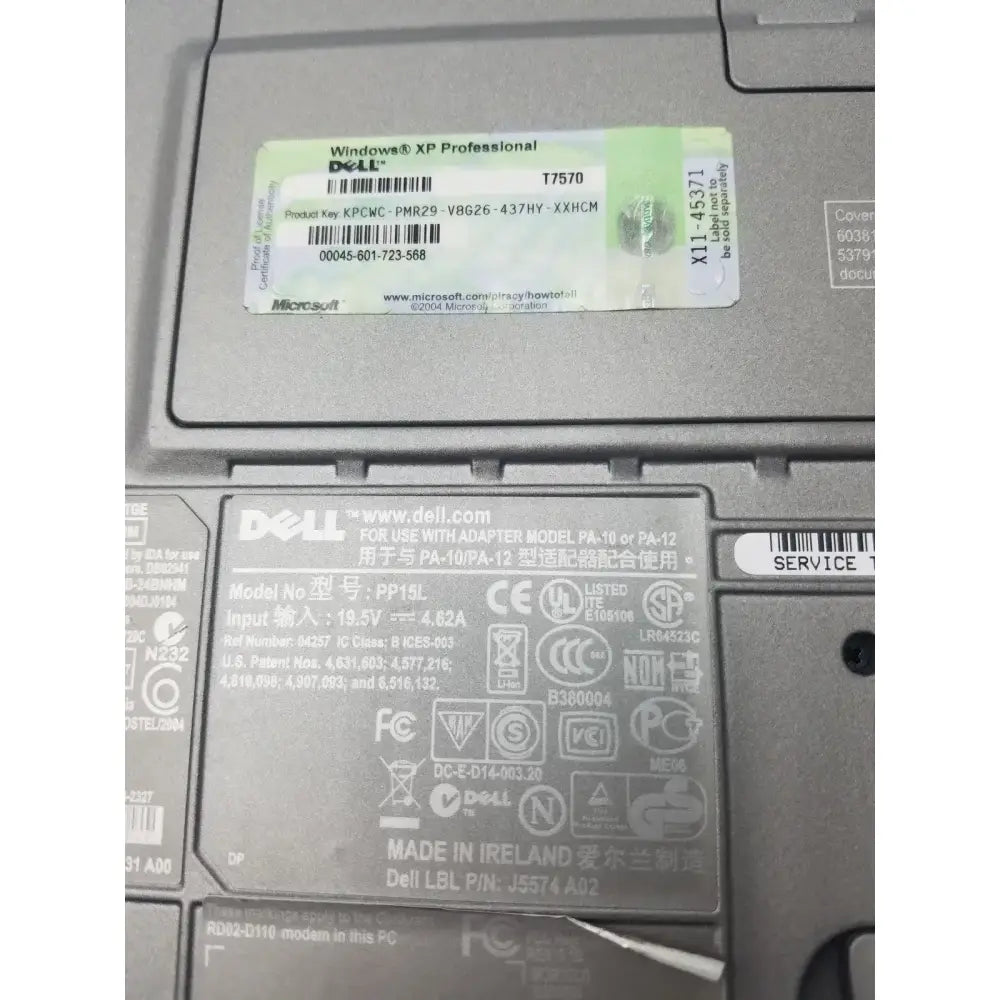 Dell Latitude D810 Intel Inside Centrino Model PP15L Laptop Computer, second-hand product photo 18