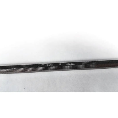 Black metal clev-dent 8 dental hand file with fine teeth in dental usa spatula single end medium clev-dent surgical instrument