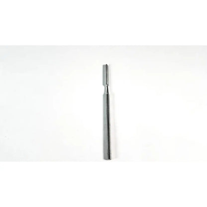 Dental usa spatula single end medium silver metal chisel with textured ribbed handle for surgical dental use