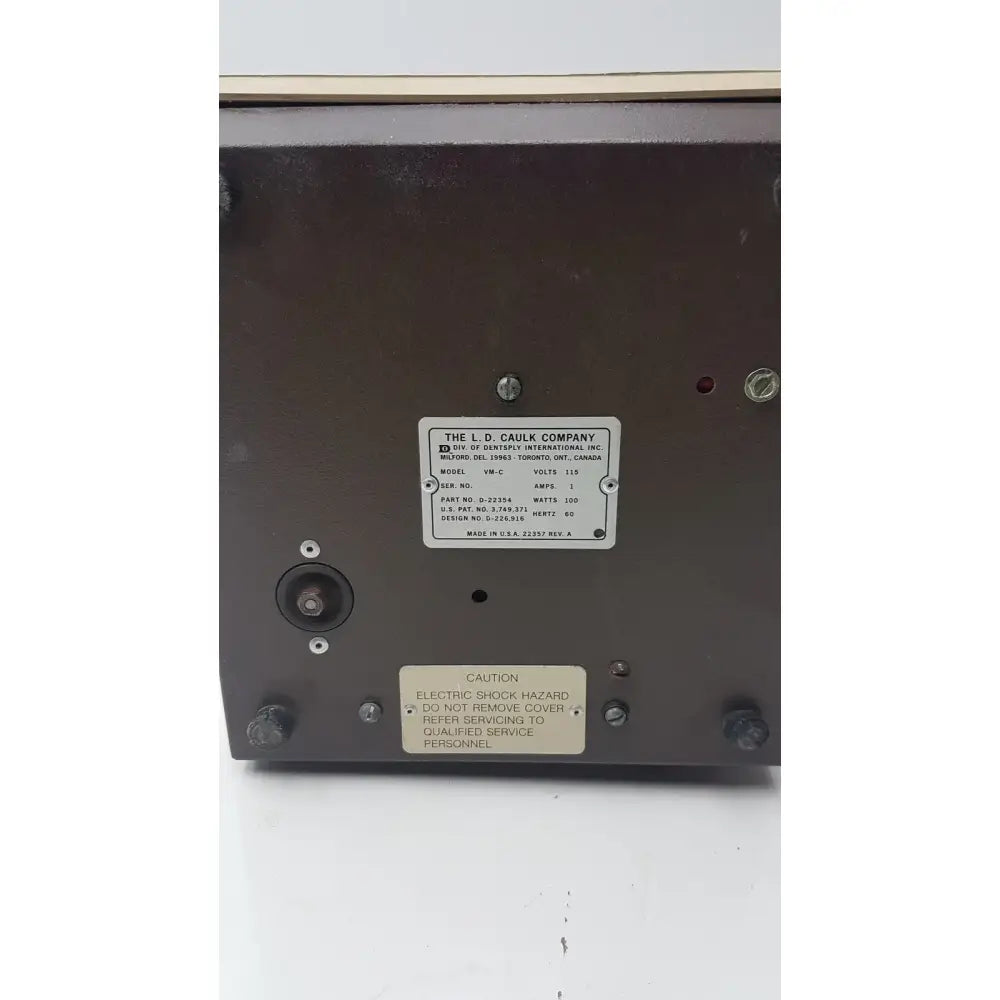Dentsply Caulk Vari-Mix II-M VM-C Variable Speed Amalgamator Dental Amalgamator, as-is (for parts) product photo 4