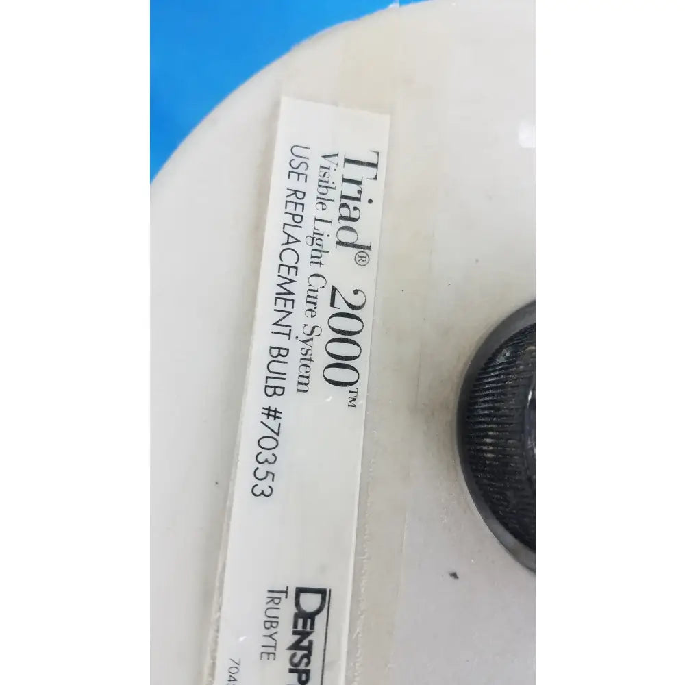 Dentsply Trubyte Triad 2000 Visible Light Curing System Visible Light Curing System, as-is (for parts) product photo 10