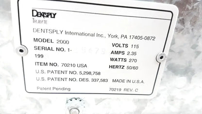 Dentsply TRUBYTE TRIAD 2000 Visible Light Curing Unit Visible Light Curing Unit, second-hand product photo 4