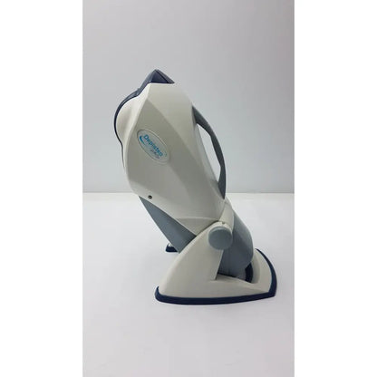 Beige and gray delpistro pro 2000 ergonomic posture corrector with sleek angular design for depisteo vt1 vision screener use