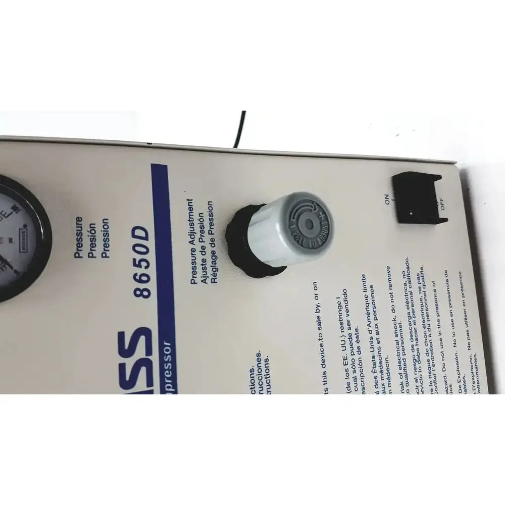 Unknown Devilbiiss Heavy Duty Aerrosol Comprressor 8650D Nebulizer Compressor, second-hand product photo 3