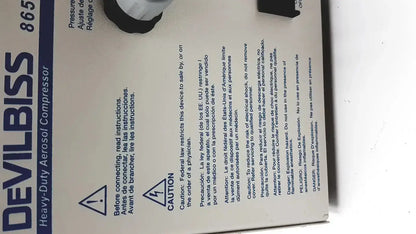 Unknown Devilbiiss Heavy Duty Aerrosol Comprressor 8650D Nebulizer Compressor, second-hand product photo 2