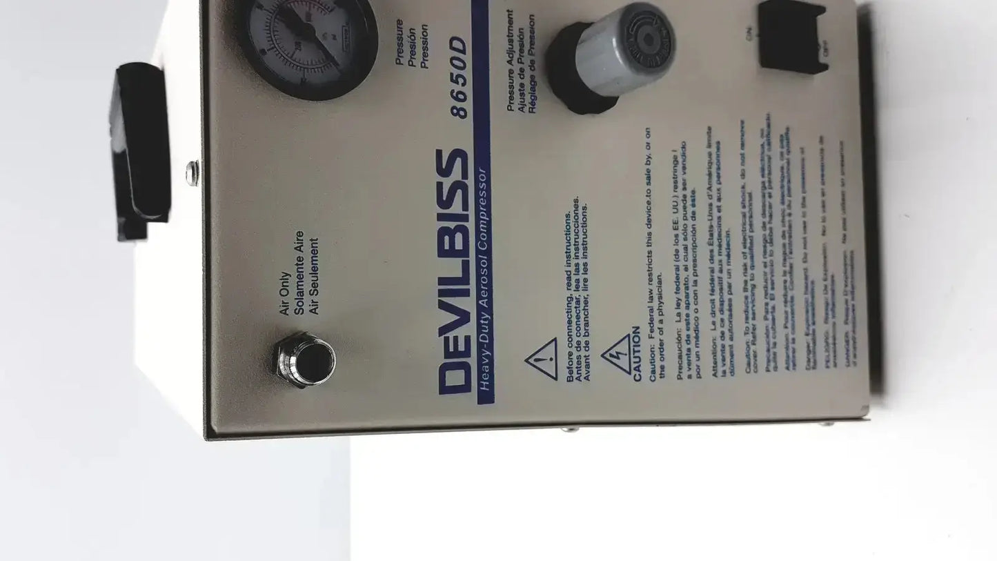Unknown Devilbiiss Heavy Duty Aerrosol Comprressor 8650D Nebulizer Compressor, second-hand product photo 5