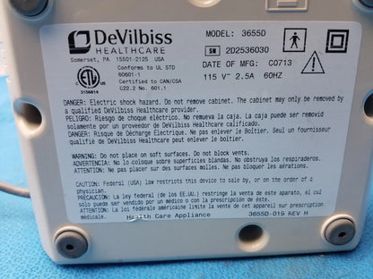 DeVilbiss 3655D Pulmo-Aide Compact Compressor Nebulizer System Compressor Nebulizer System, second-hand product photo 6