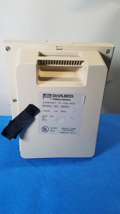 DeVilbiss 5650D Pulmo-Aide Compressor Nebulizer System Compressor Nebulizer System, as-is (for parts) product photo 6