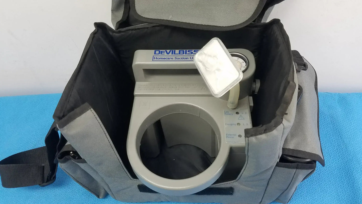 Devilbiss 7305P-D Home Care Vacu-Aide Suction Unit With Power Supply and Bag Home Care Suction Unit, second-hand product photo 12