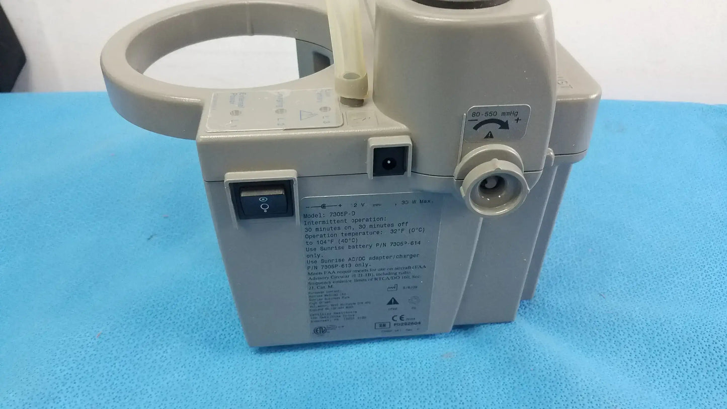 Devilbiss 7305P-D Home Care Vacu-Aide Suction Unit With Power Supply and Bag Home Care Suction Unit, second-hand product photo 5