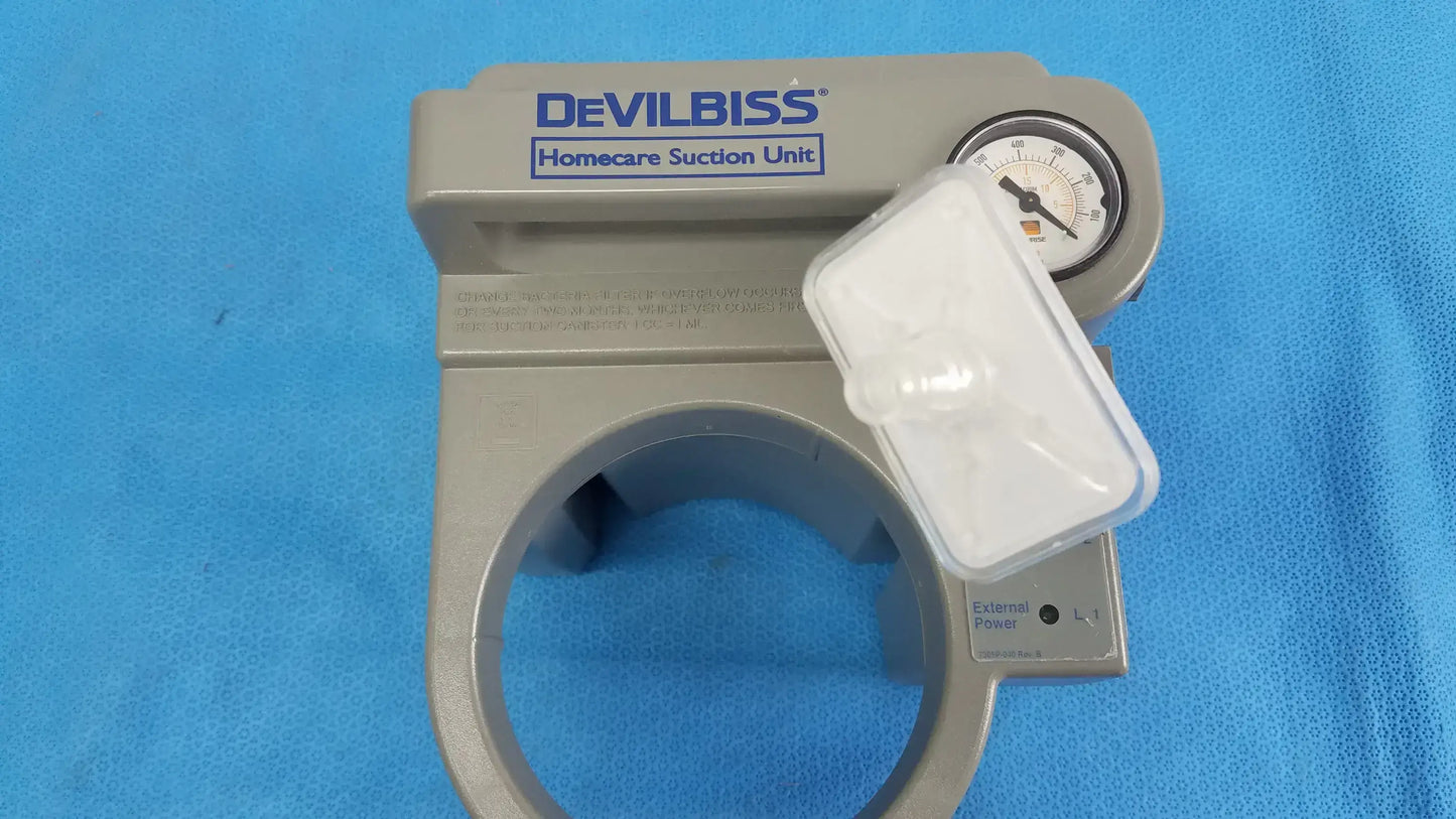 Devilbiss 7305P-D Home Care Vacu-Aide Suction Unit With Power Supply and Bag Home Care Suction Unit, second-hand product photo 6