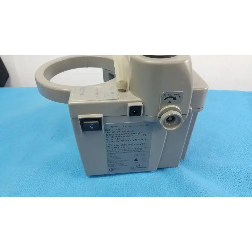 Devilbiss 7305P-D Home Care Vacu-Aide Suction Unit With Power Supply and Bag Home Care Suction Unit, second-hand product photo 5