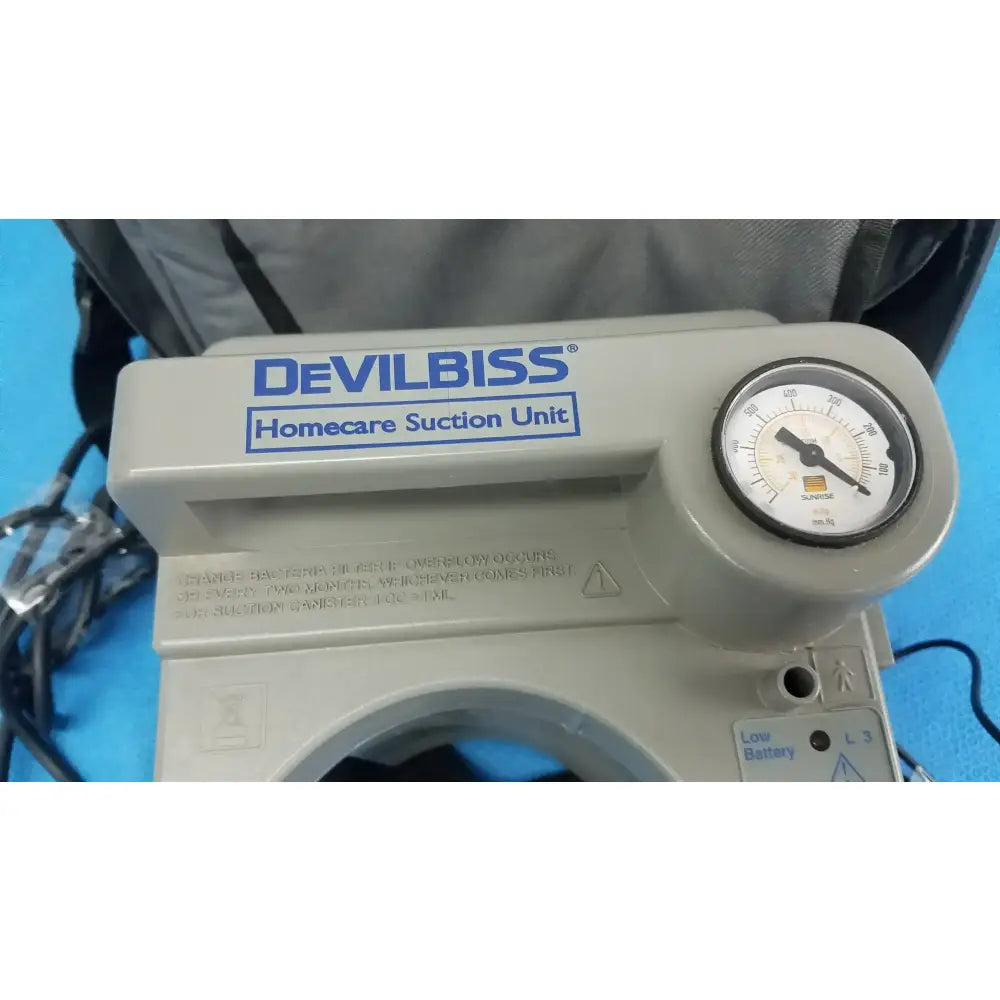 DeVilbiss 7305P-D Homecare Vacu-Aide Suction Unit With Power Supply and Bag Suction Unit, second-hand product photo 3