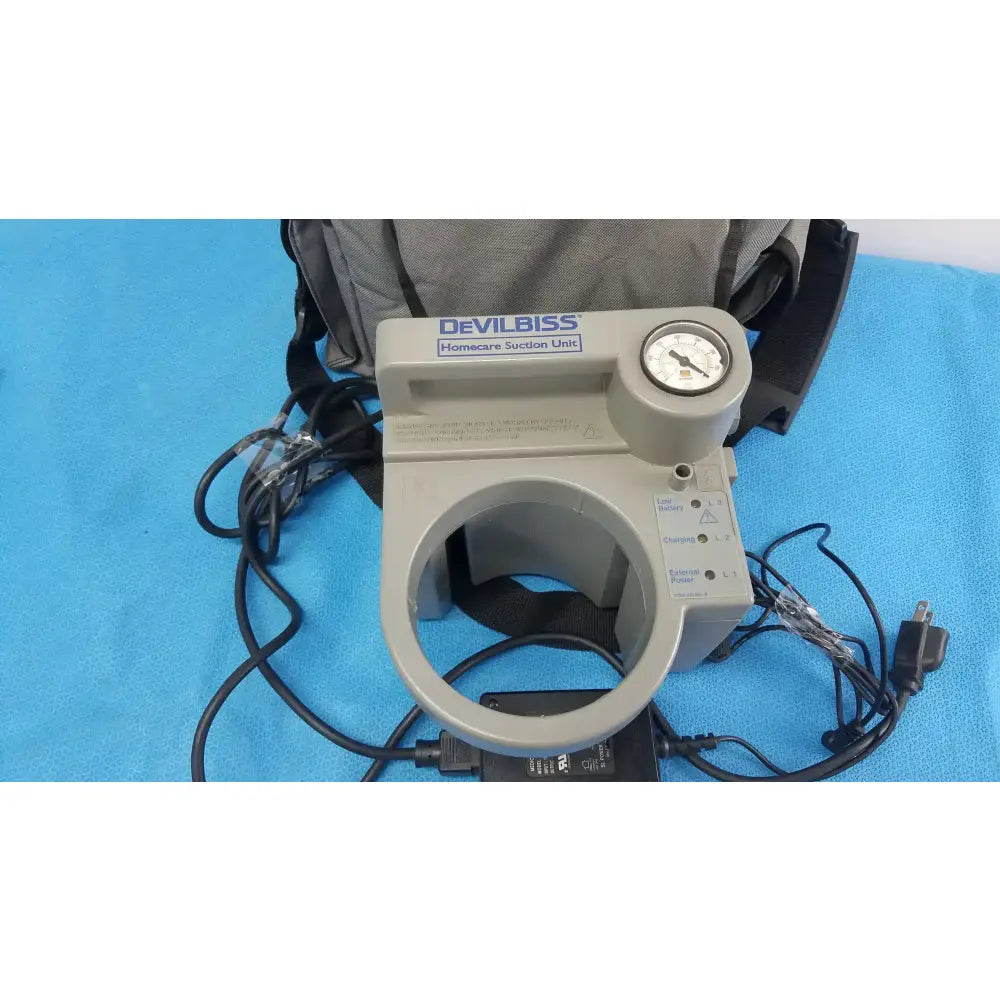 DeVilbiss 7305P-D Homecare Vacu-Aide Suction Unit With Power Supply and Bag Suction Unit, second-hand product photo 2