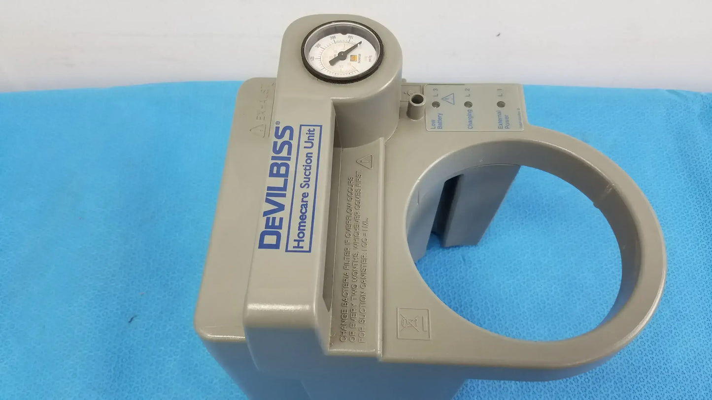DeVilbiss 7305P-D Homecare Vacu-Aide Suction Unit With Power Supply and Bag Suction Unit, second-hand product photo 10
