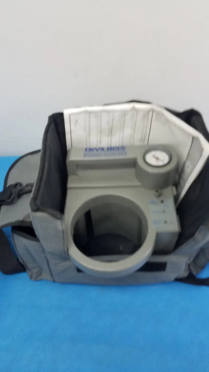 DeVilbiss 7305P-D Homecare Vacu-Aide Suction Unit With Power Supply and Bag Suction Unit, second-hand product photo 12