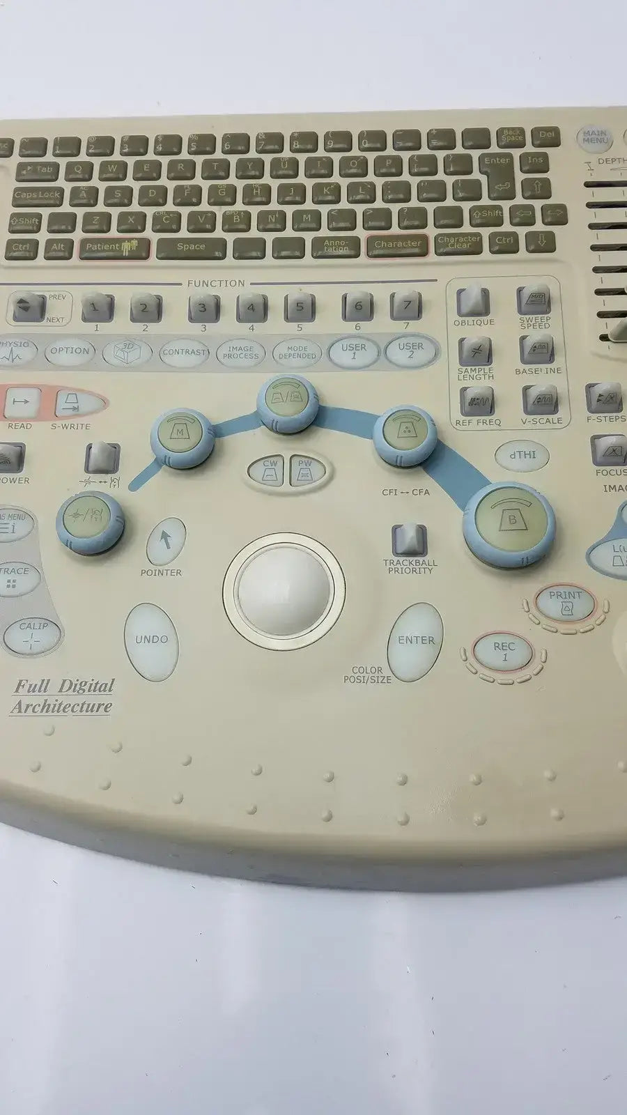 Hitachi Diagnostic Ultrasound System Keyboard, P/N: KB319385-B1 Ultrasound System Keyboard, second-hand product photo 16
