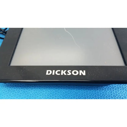 Black dickson data logger model FT630 with electronic display and a visible crack on the glossy glass surface