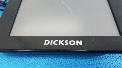 Black dickson data logger model FT630 with electronic display and a visible crack on the glossy glass surface