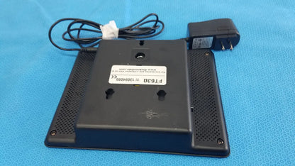 Black plastic dickson data logger model ft630 with perforated sides and label for temperature and humidity tracking
