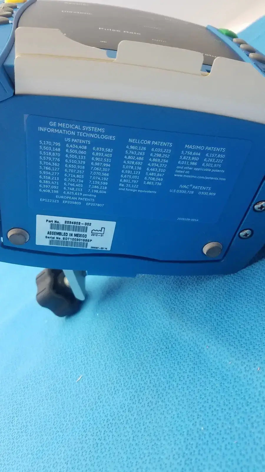 Dinamap Carescape V100-JBAC-AXAA-XX Patient Monitor Patient Monitor, second-hand product photo 10