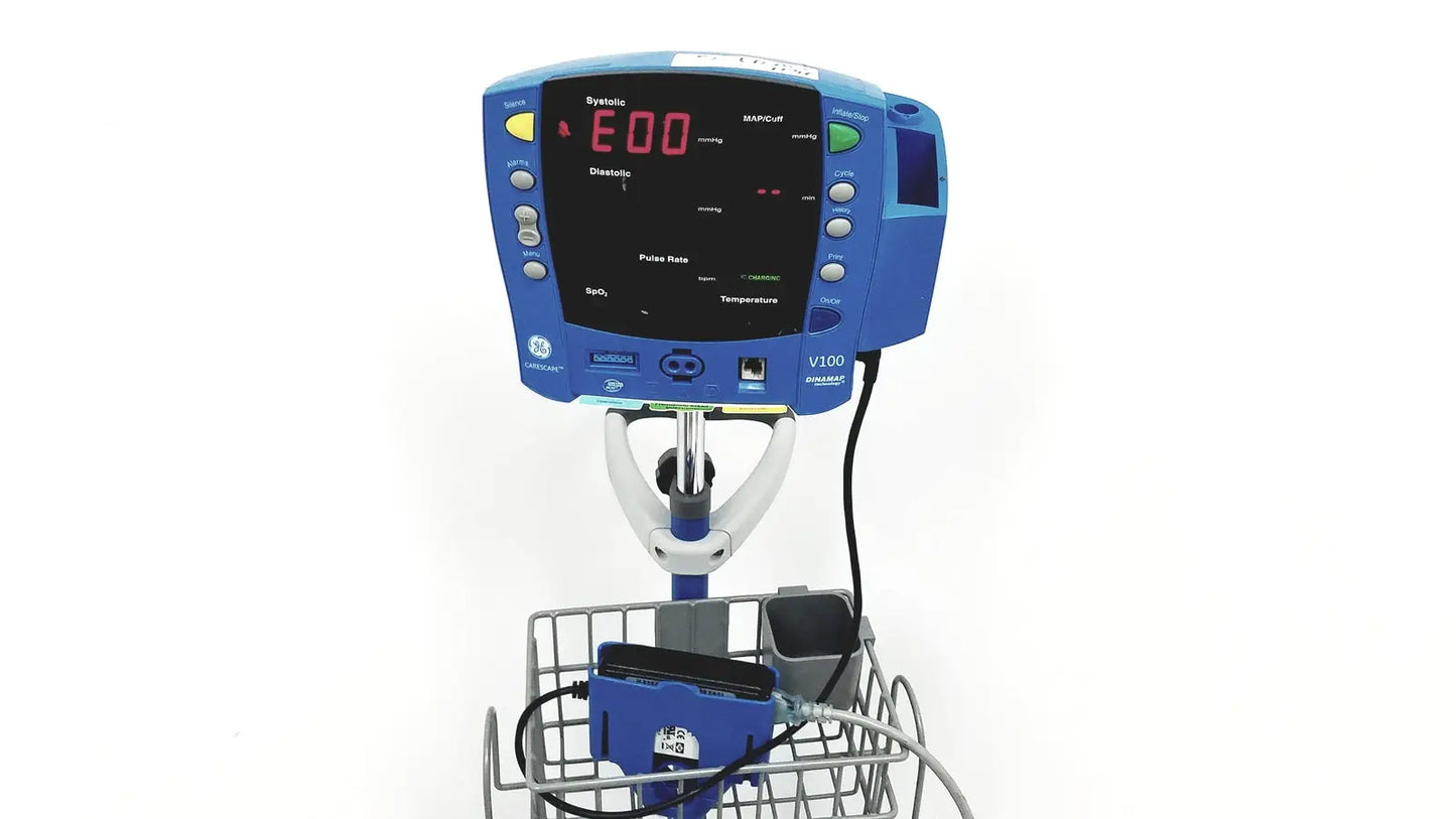 Reuse Medical Dinamap V100 Vital Signs Monitors With Rolling Stand Other Medical & Lab Equipment, second-hand product photo 1