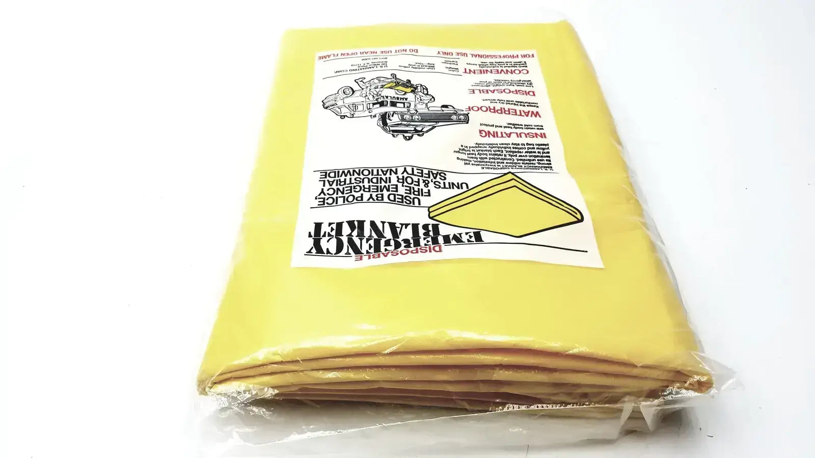 Junkin Disposable Emergency Blanket Emergency Blanket, new product photo 3