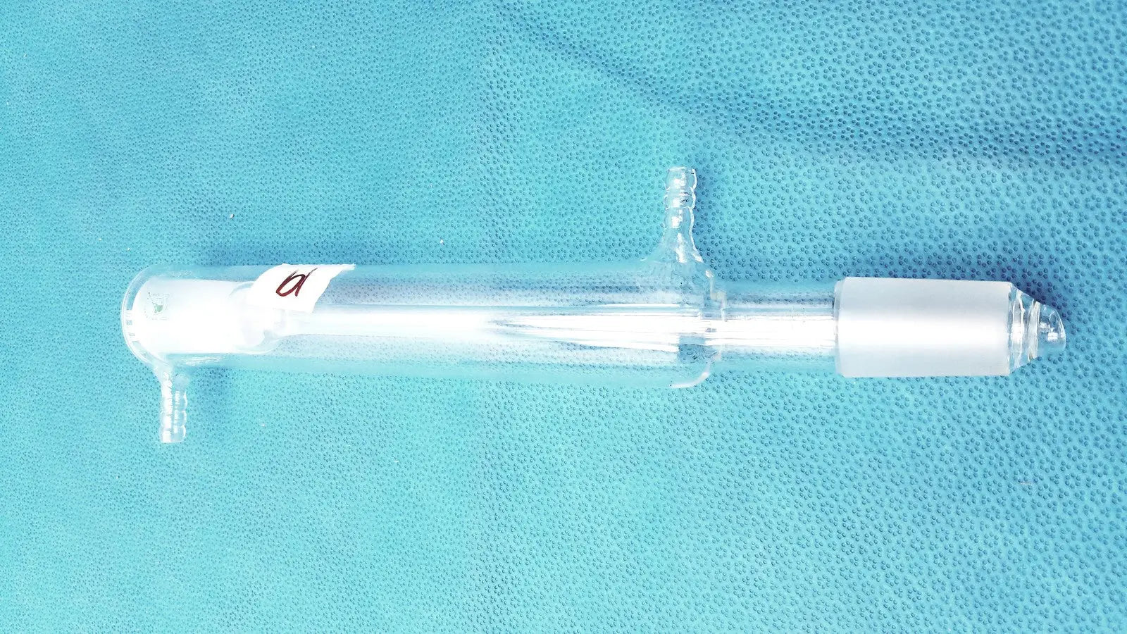 Reuse Medical Distillation Column 24/40 Joint, 200mm Length,10mm Straight Hose Connection Other Medical & Lab Glassware, second-hand product photo 1