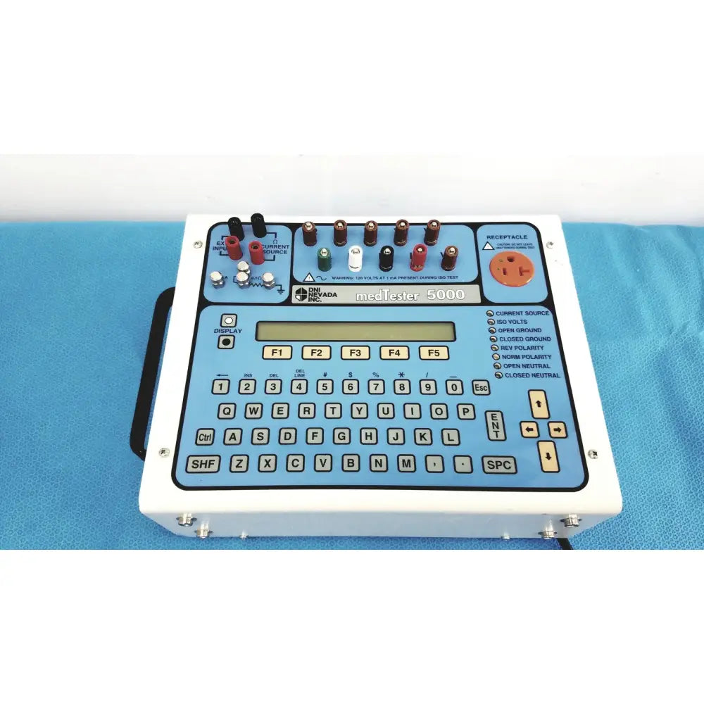 Reuse Medical DNI Nevada INC medTester 5000 Electrical Safety Analyzer Tester Other Medical & Lab Equipment, second-hand product photo 1