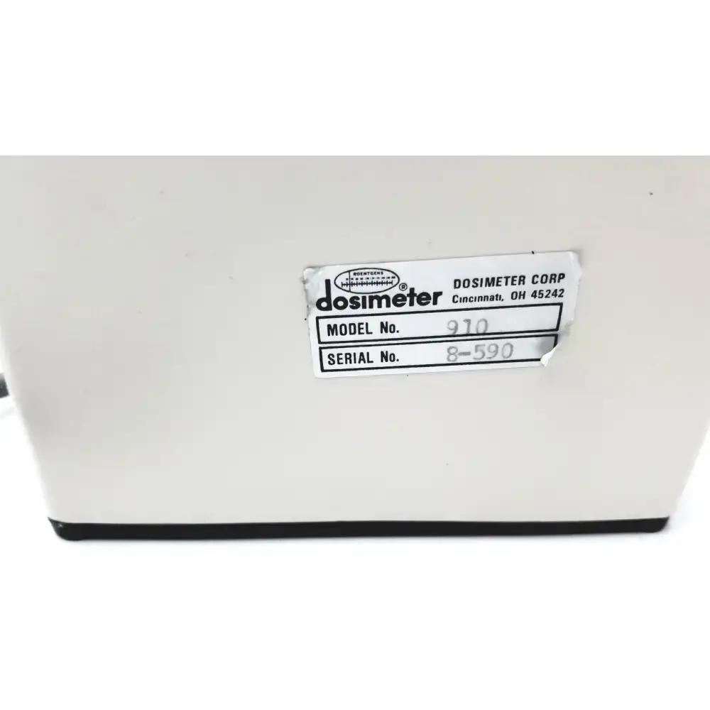 Dosimeter Corporation Model 910 Charger Dosimeter Charger, second-hand product photo 5