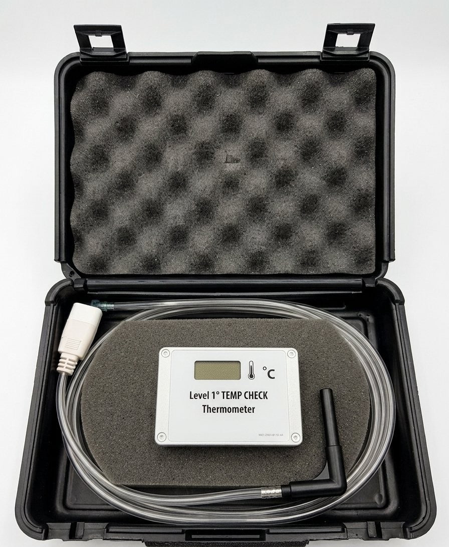 Smiths Medical HLTA-40 Level 1 Temp Check Calibration Thermometer With Case