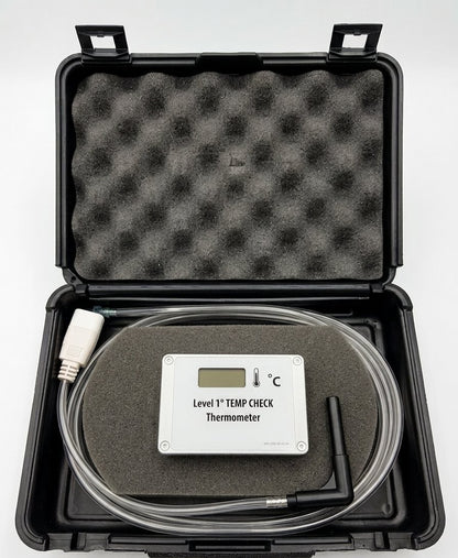 Smiths Medical HLTA-40 Level 1 Temp Check Calibration Thermometer With Case