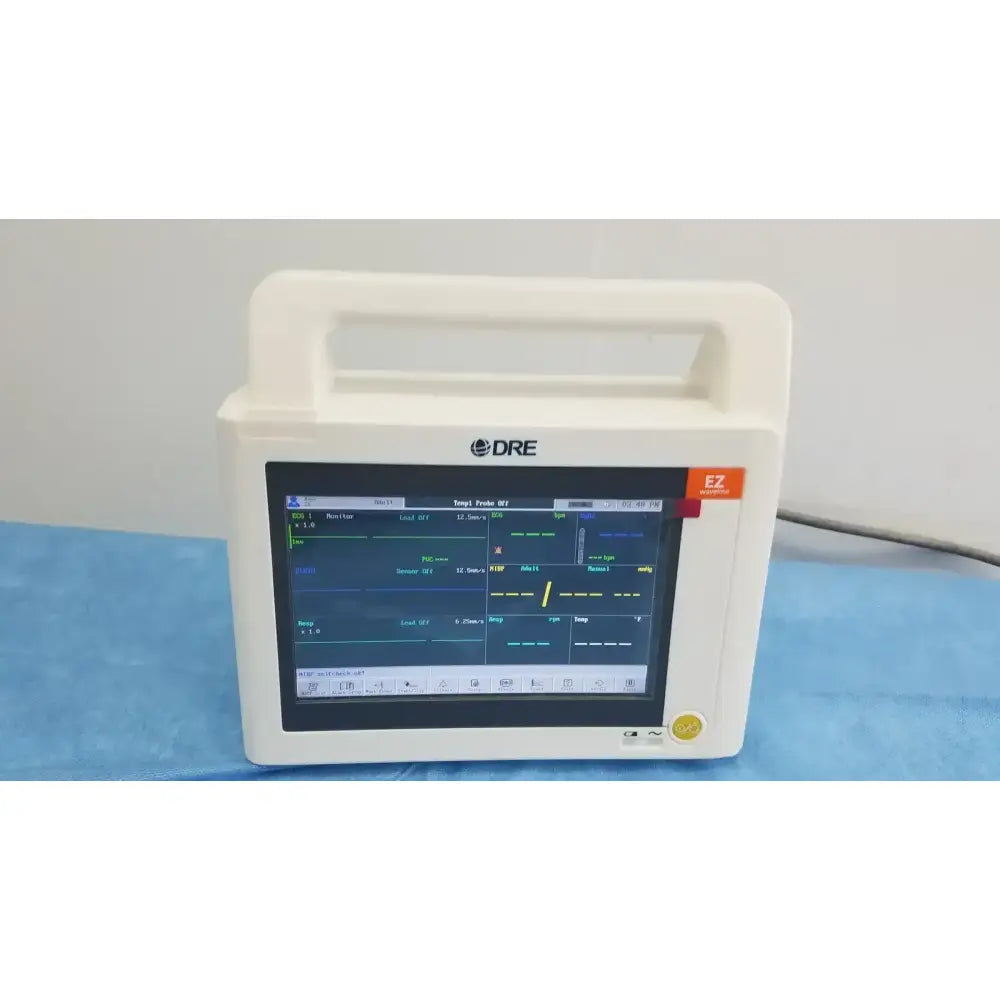 DRE EZ Waveline Portable Patient Monitor / ECG Respiration SpO2 NIBP Temperature Patient Monitor, second-hand product photo 1