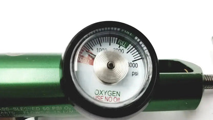 Drive Brass-Sleeved Regulator, Model: CGA 870 Oxygen Regulator, second-hand product photo 1