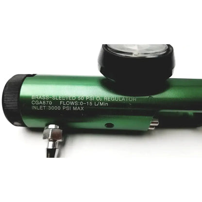 Drive Brass-Sleeved Regulator, Model: CGA 870 Oxygen Regulator, second-hand product photo 2