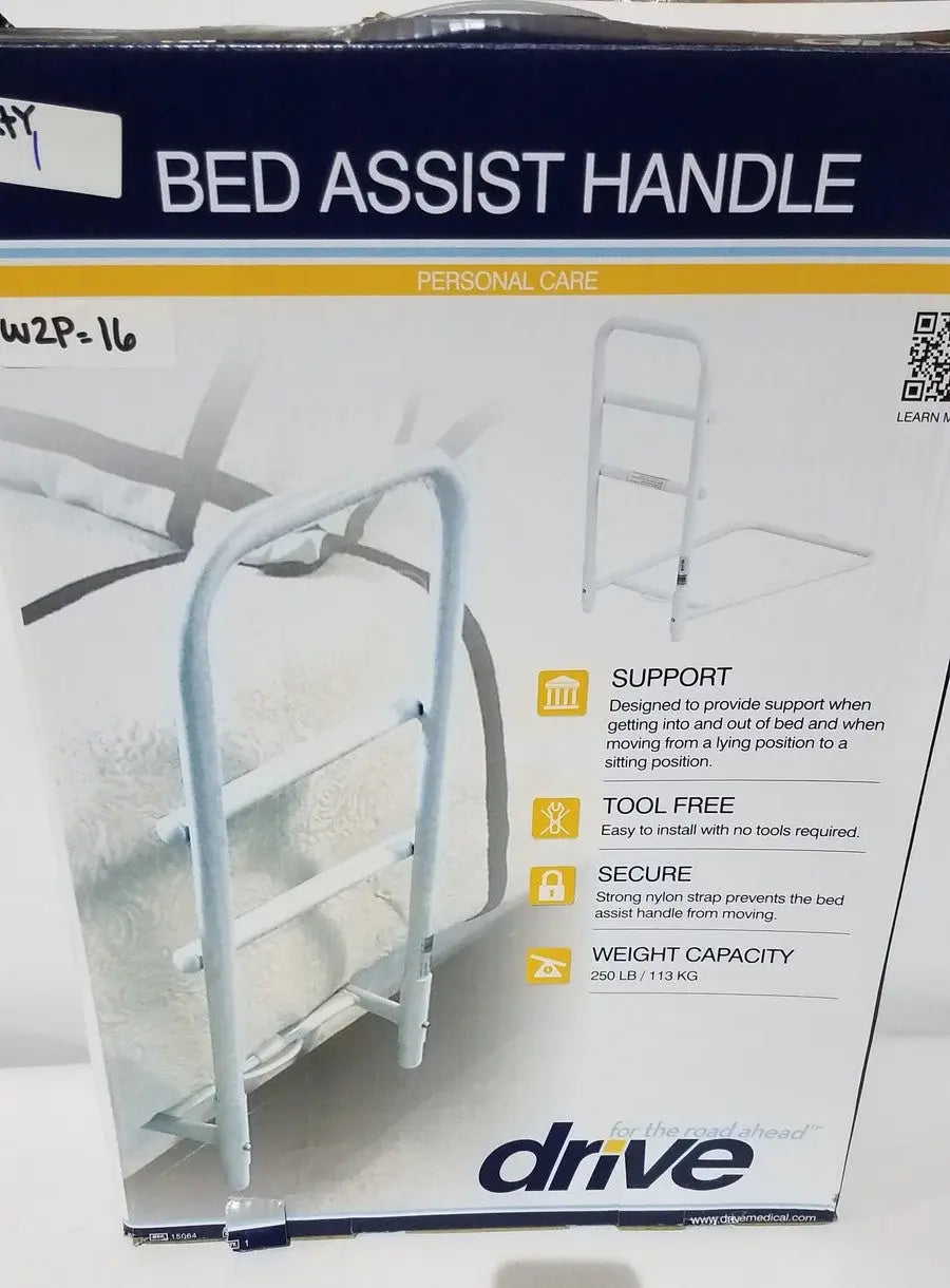 Reuse Medical Drive Medical 15064 Home Bed Assist Grab Rail – Adjustable Support Handle Centrifuge Tubes, second-hand product photo 1