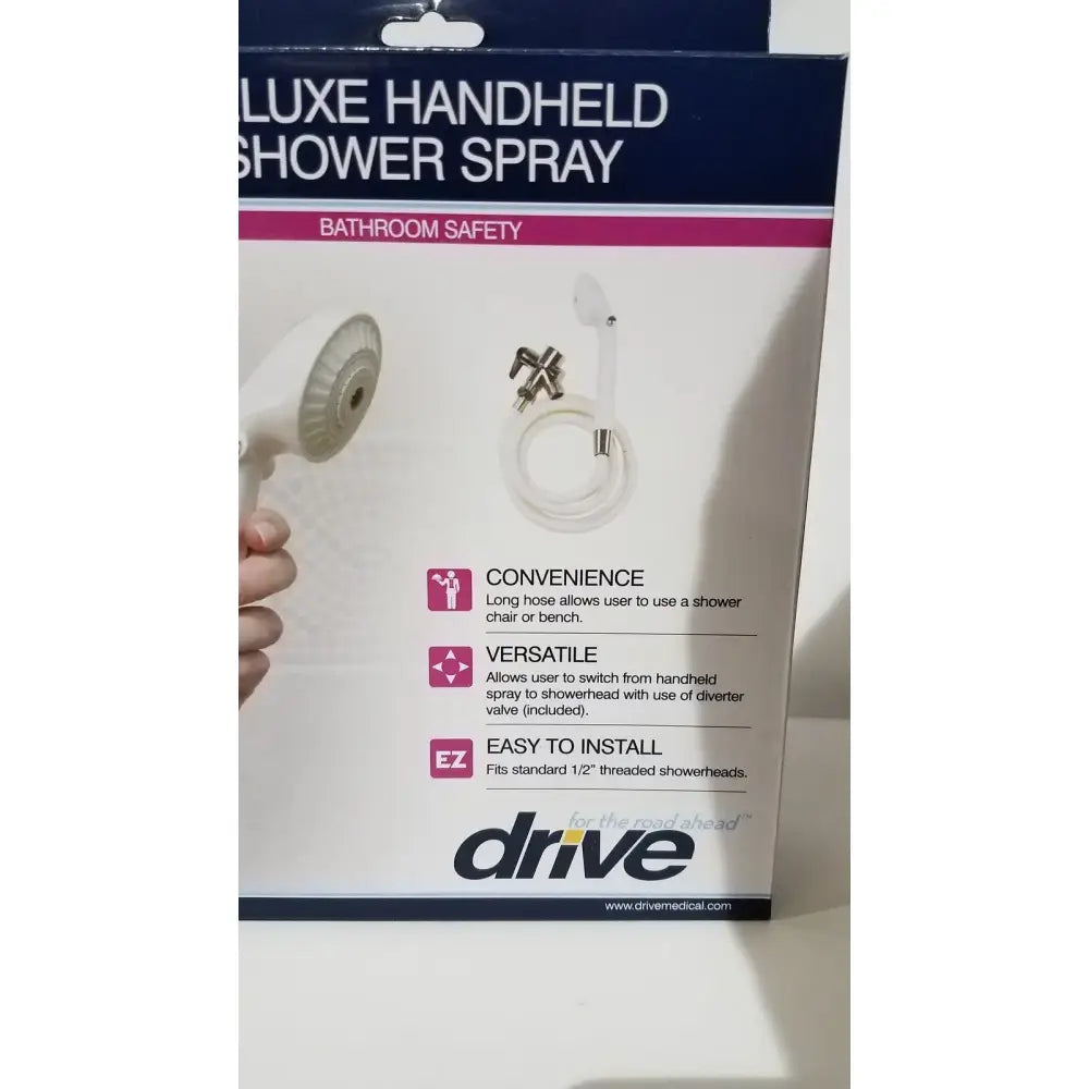 Reuse Medical Drive Medical Deluxe Handheld Shower Spray Head – Extra-Long Hose, Adjustable Centrifuge Tubes, second-hand product photo 1