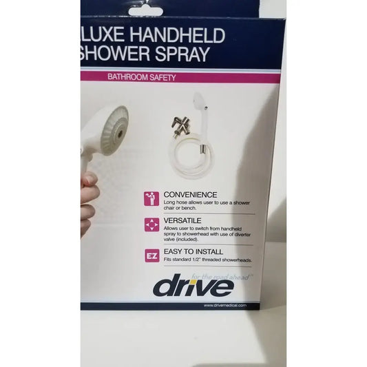 Reuse Medical Drive Medical Deluxe Handheld Shower Spray Head – Extra-Long Hose, Adjustable Centrifuge Tubes, second-hand product photo 1