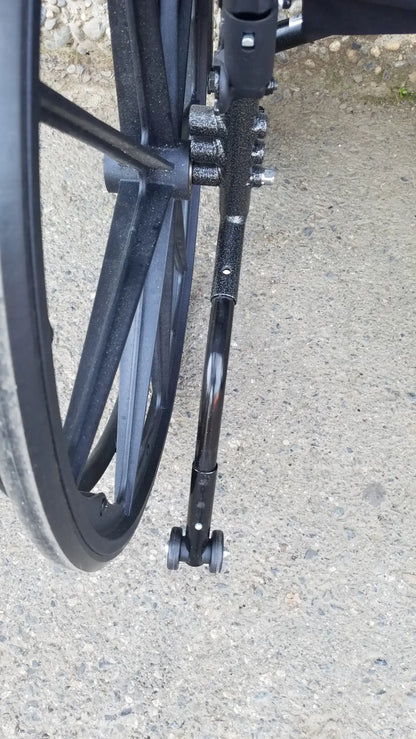 Reuse Medical Equipment Drive Medical ELR Cruiser X4 Transport Folding Wheelchair Lightweight Wheelchair, second-hand product photo 5