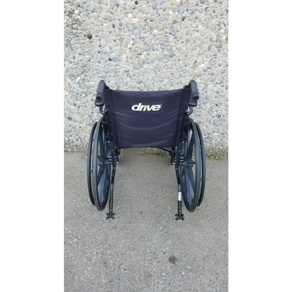 Reuse Medical Equipment Drive Medical ELR Cruiser X4 Transport Folding Wheelchair Lightweight Wheelchair, second-hand product photo 6